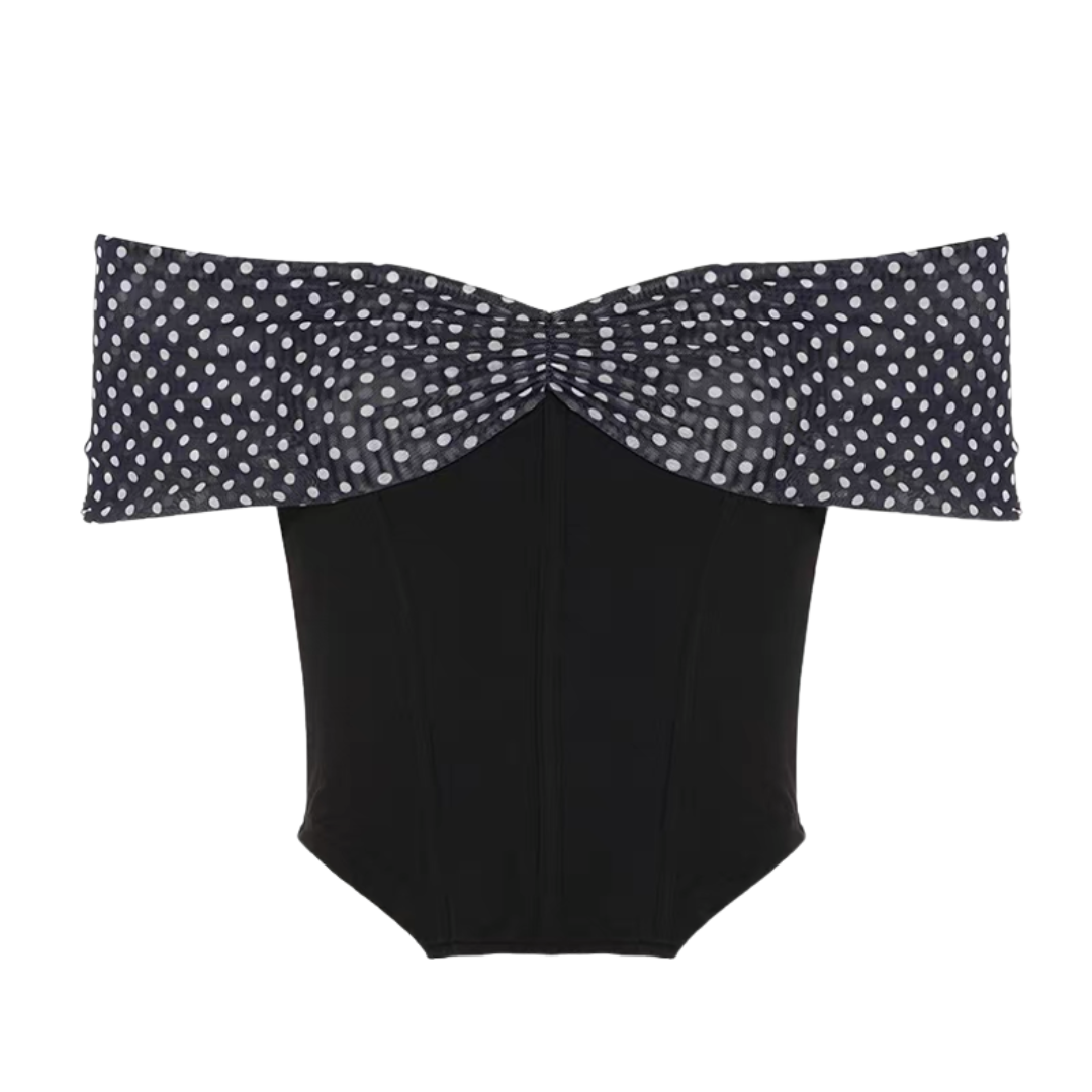Polka Dot Off the shoulder Top