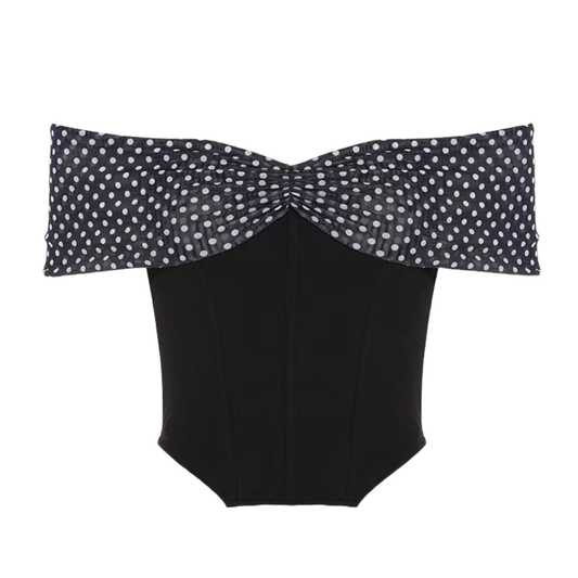 Polka Dot Off the shoulder Top