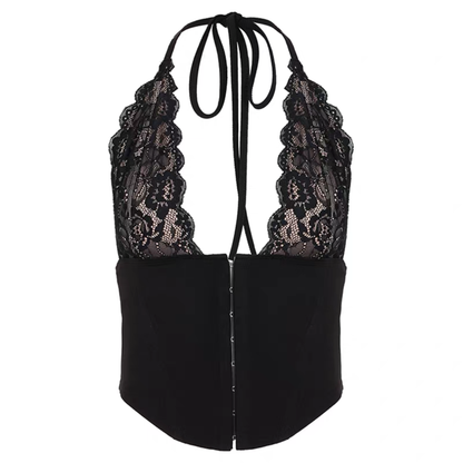 Midnight Lace Two Piece Set