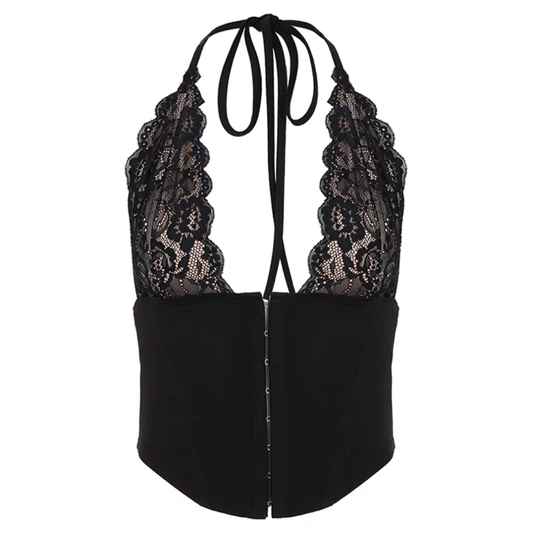 Midnight Lace Two Piece Set