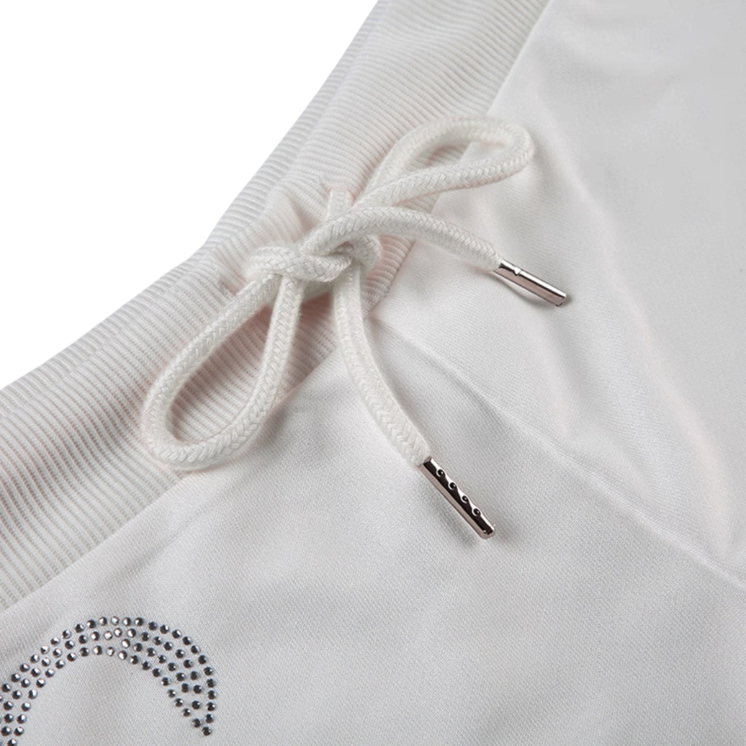 Y2K Velvet Rhinestone embroidered Shorts