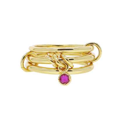 Multicolour Stack Ring