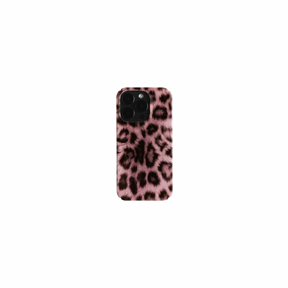 Pink Leopard Print Phone Case