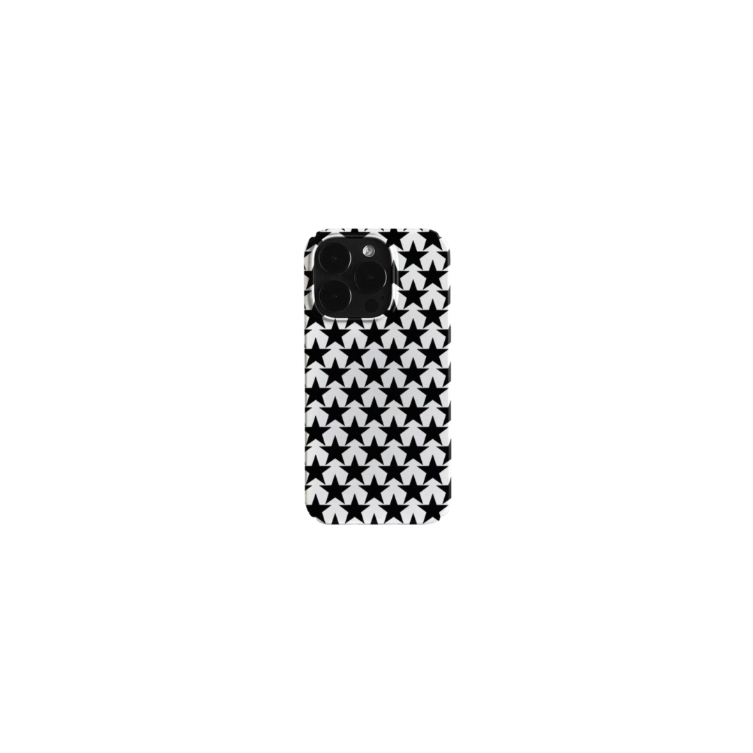 Black & White Star Art Phone Case