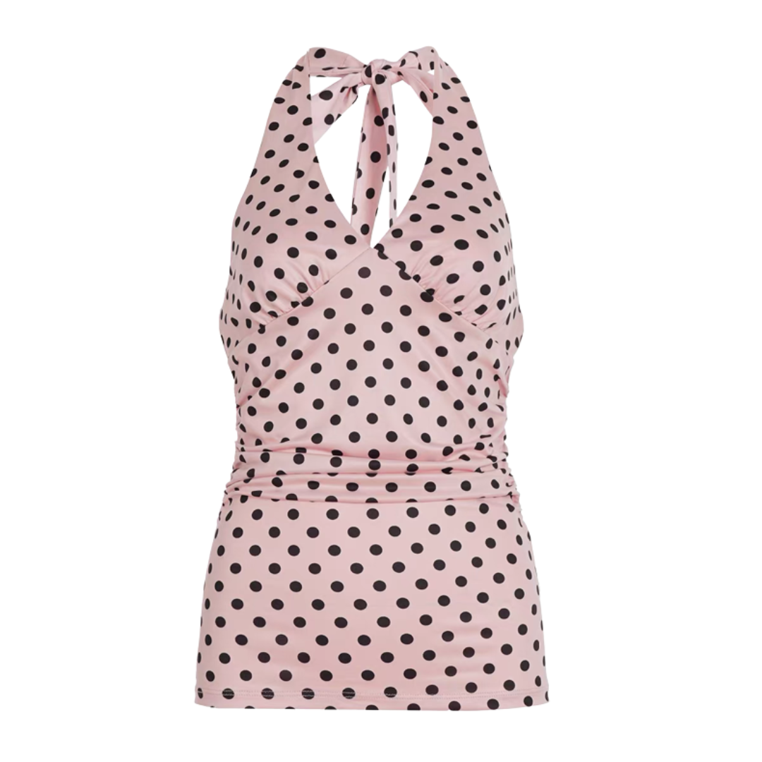 Polka Dot Halter Top