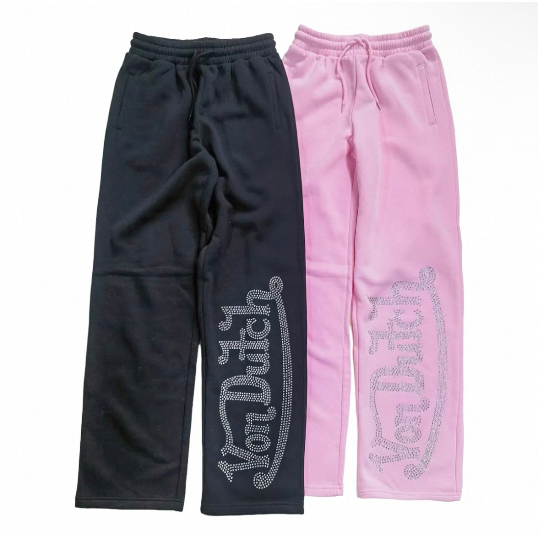 Von Dutch Rhinestone Sweatpants