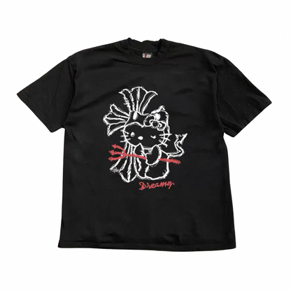 Hello Kitty Gothic Y2K T-shirt