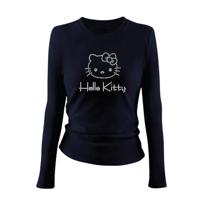 Hello Kitty Rhinestone Long Sleeve