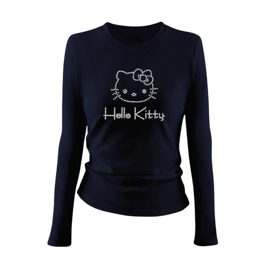Hello Kitty Rhinestone Long Sleeve