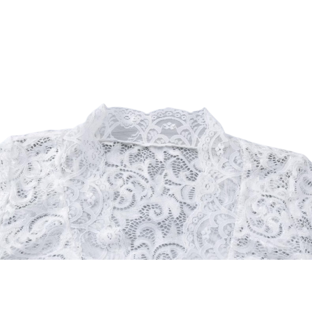 French Lace Long Sleeve Top