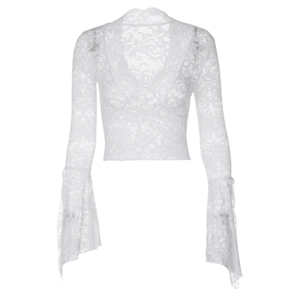 French Lace Long Sleeve Top