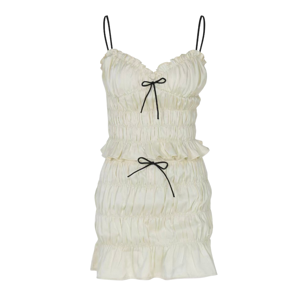 Ruched Cami & Skirt Set