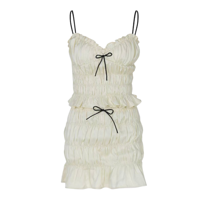 Ruched Cami & Skirt Set