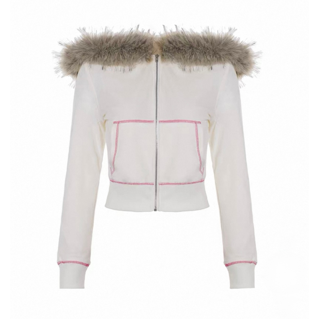 Fur Collar Hooded Jacket